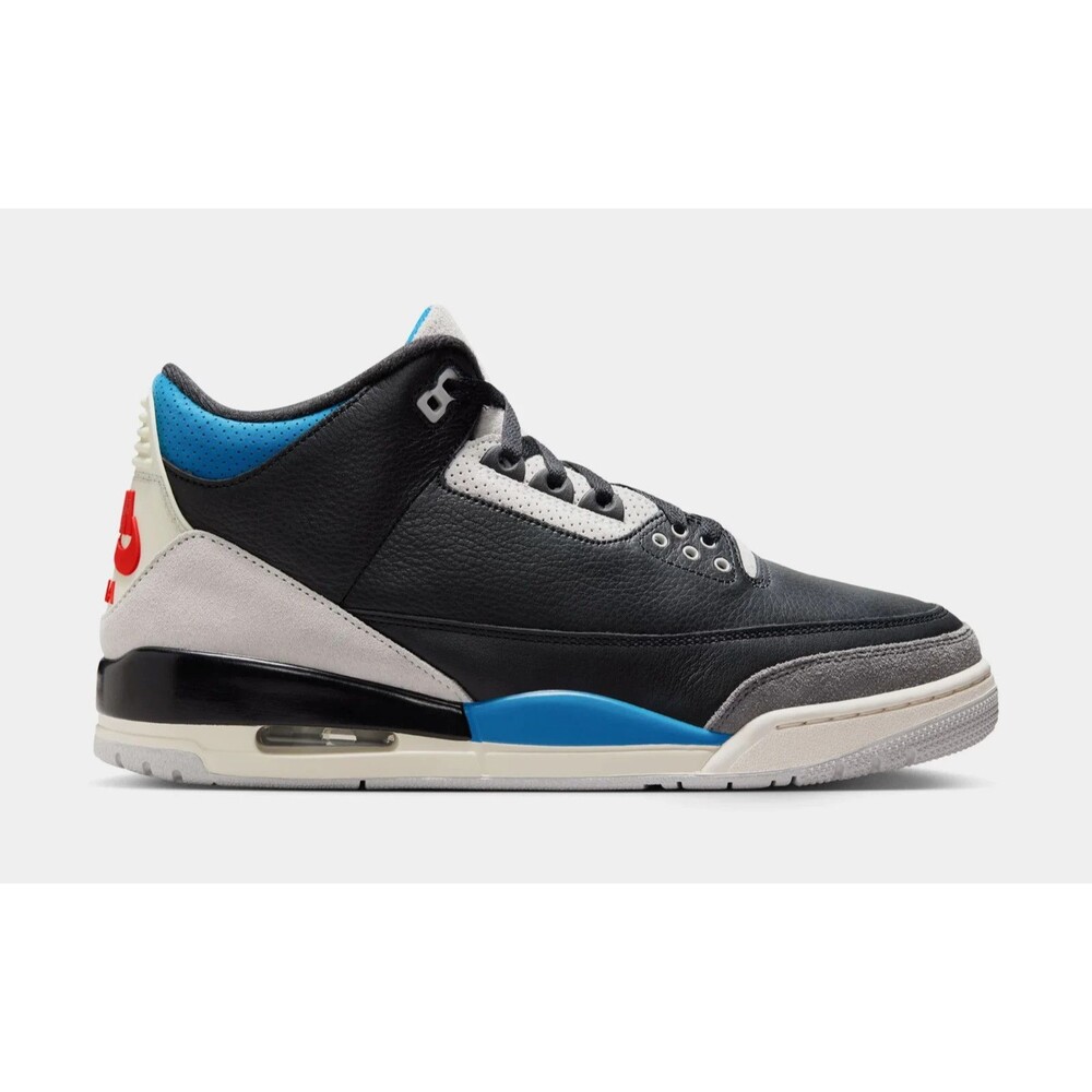Nike Air Jordan 3 Retro OG Rare Air IB8967-004 Black Chile Red Men's Size US 7